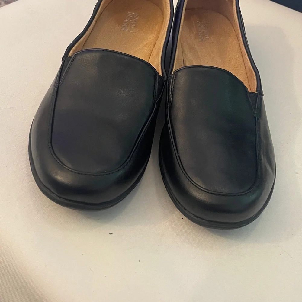 LAUREN BLAKWELL WOMENS Agnes LOAFER BLACK SIZE 9.5 m Black leather